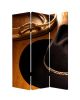 48" X 72" Multi Color Wood Canvas Round Up  Screen