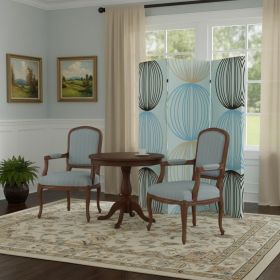 48 X 72 Multi Color Wood Canvas Sphere  Screen