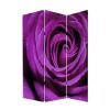 48 X 72 Multi Color Wood Canvas Flourish  Screen