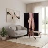 48" X 72" Multi Color Wood Canvas Ballet  Screen