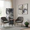 48" X 72" Multi Color Wood Canvas Forest  Screen
