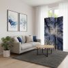 48" X 72" Multi Color Wood Canvas Forest  Screen