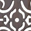 52 X 67 Brown 3 Panel Wood  Screen