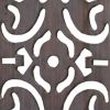 52 X 67 Brown 3 Panel Wood  Screen