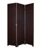 52 X 71 Brown Criss Cross Faux Leather  Screen