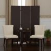 52 X 71 Brown Criss Cross Faux Leather  Screen