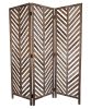 63 X 72 Brown Wood  Screen