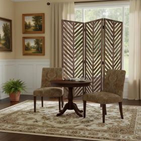 63 X 72 Brown Wood  Screen