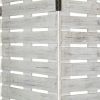63 X 72 White Wood Garden  Screen