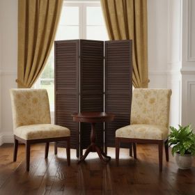 48 X 67 Black Wood Shutter - Screen