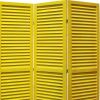 48 X 67 Yellow Wood Shutter - Screen