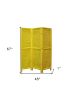 48 X 67 Yellow Wood Shutter - Screen