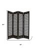 84" X 84" Brown Wood Omega  Screen