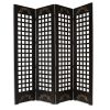 84" X 84" Brown Wood Omega  Screen