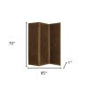 65" X 72" Bronze Wood Forger  Screen