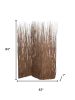 63" X 84" Brown Willow Adirondack  Screen