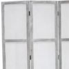 53" X 67" Gray Wood Breezer Mesh  Screen