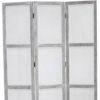 53" X 67" Gray Wood Breezer Mesh  Screen