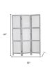 53" X 67" Gray Wood Breezer Mesh  Screen
