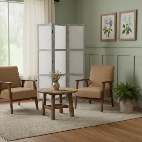 53" X 67" Gray Wood Breezer Mesh  Screen