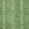 76" X 84" Green Wood Screen