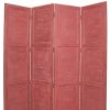 76" X 84" Red Wood Screen