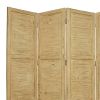 76" X 84" Yellow Wood Screen
