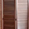 47" X 67" Brown Wood  Screen
