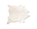 6' X 7' Off White Natural Cowhide Area Rug