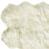 4' X 6' Natural Flokati Genuine Sheepskin Area Rug