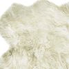 4' X 6' Natural Flokati Genuine Sheepskin Area Rug