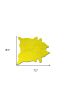 72" X 84" Yellow Cowhide - Rug