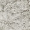 3' X 5' Gray Shag Sheepskin Area Rug
