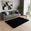60" X 96" Black Sheepskin - Rug Or Throw