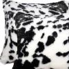 18" X 18" X 5" Sugarland Black And White Faux  Pillow 2 Pack