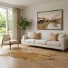 60" X 84" Tan Cowhide - Area Rug