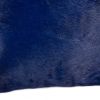 12" X 20" Navy Cowhide Throw Pillow