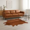 72" X 84" Brown Cowhide  Rug