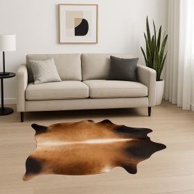 72" X 84" Tan Cowhide  Rug