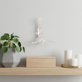 7" White Diver Resin Wall Decor