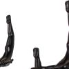 Set of Three 7" Black Diver Resin Wall Decor