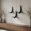 Set of Three 7" Black Diver Resin Wall Decor