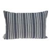 14" X 20" Gray Cotton Throw Pillow
