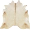 6.5 Ft  Champagne Brindled Cowhide Rug