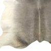 6.5'  Grey Brazilian Natural Cowhide Area Rug