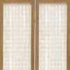 54 X 1.5 X 71 Clear Capiz Shell  Screen