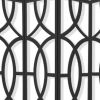84 X 2 X 84 Black Wood 4 Panel  Screen