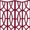 84 X 2 X 84 Red Wood 4 Panel  Screen