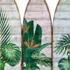 47 X 1 X 71 Multicolor Wood Surfboard  Screen