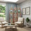 47 X 1 X 71 Multicolor Vintage Wood Surfboard  Screen